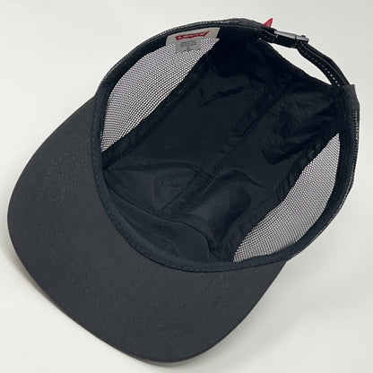 Levi Strauss Mesh Vented Camp Hat Baseball Cap Levis 5 Panel Strapback Black