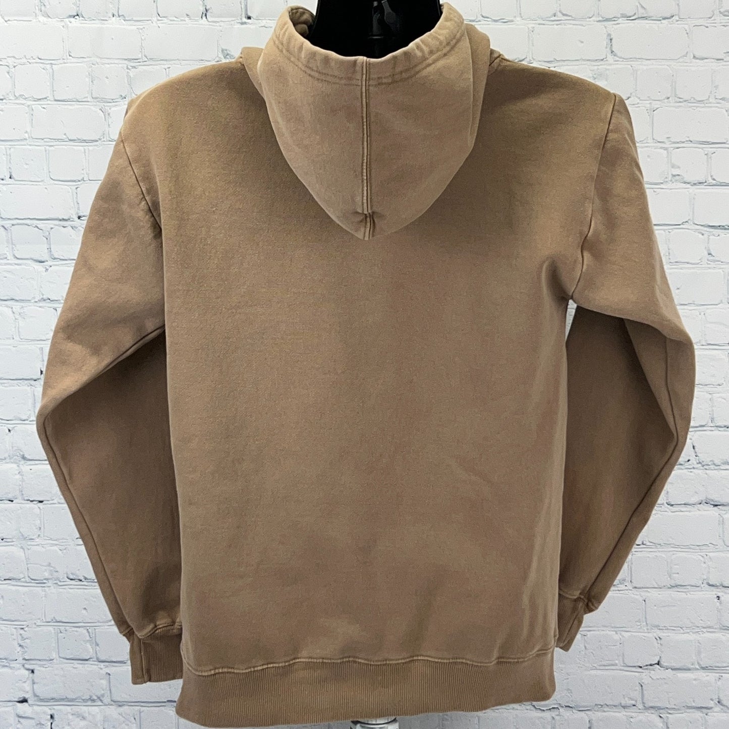 Crooks and Castles Hoodie Hooded Sweatshirt Streetwear Beige Unisex XS X-Small