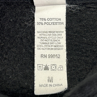 NJ vs The World Tour Crew Hoodie Senses Fail Saves The Day EMO Black M Medium