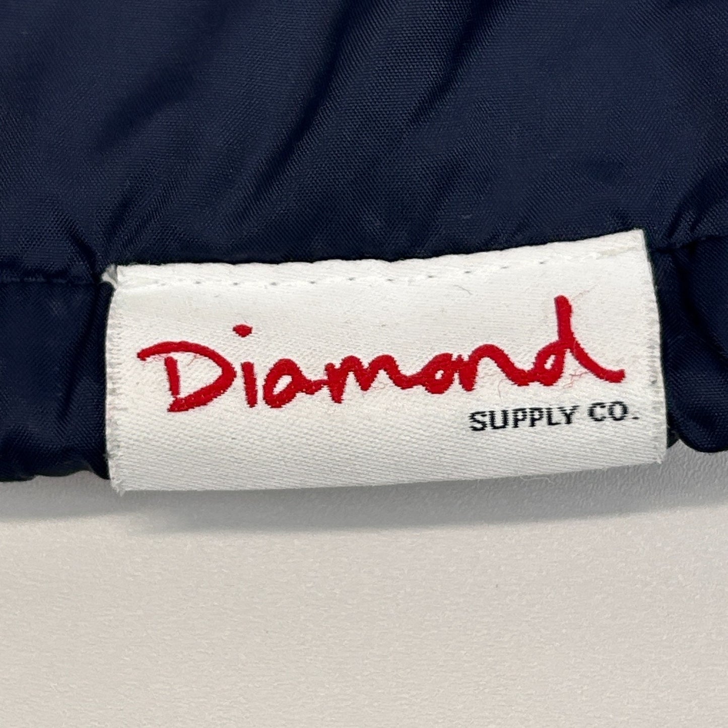 Diamond Supply Co League All Stars Jacket Mens XL X-Large Blue Windbreaker