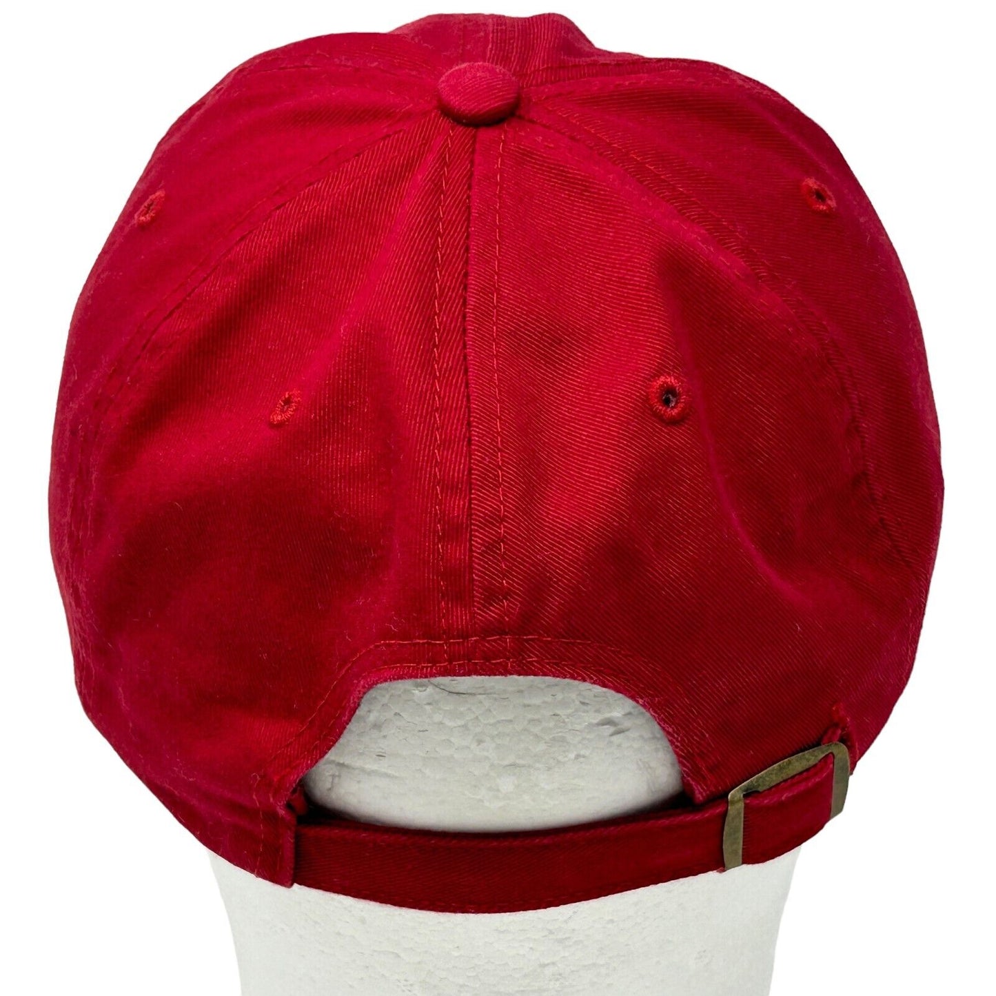 Gorra de béisbol con correa trasera de seis paneles de la MLB de St Louis Cardinals, color rojo