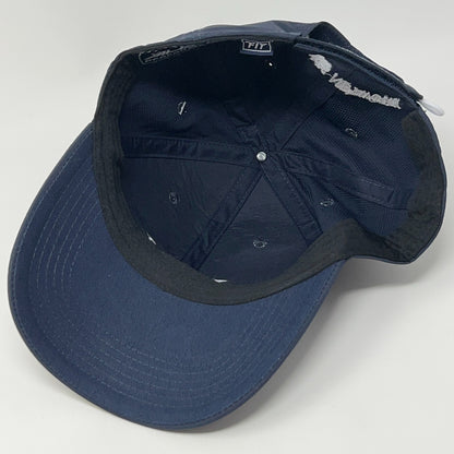 Waste Connections Womens Network Hat Baseball Cap Ahead 6 Panel Strapback Blue