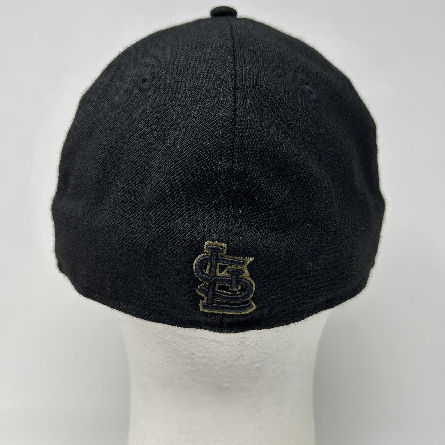 St Louis Cardinals Hat Baseball Cap Army Camouflage New Era Black Fitted 7 3/8 - Neon Vintage
