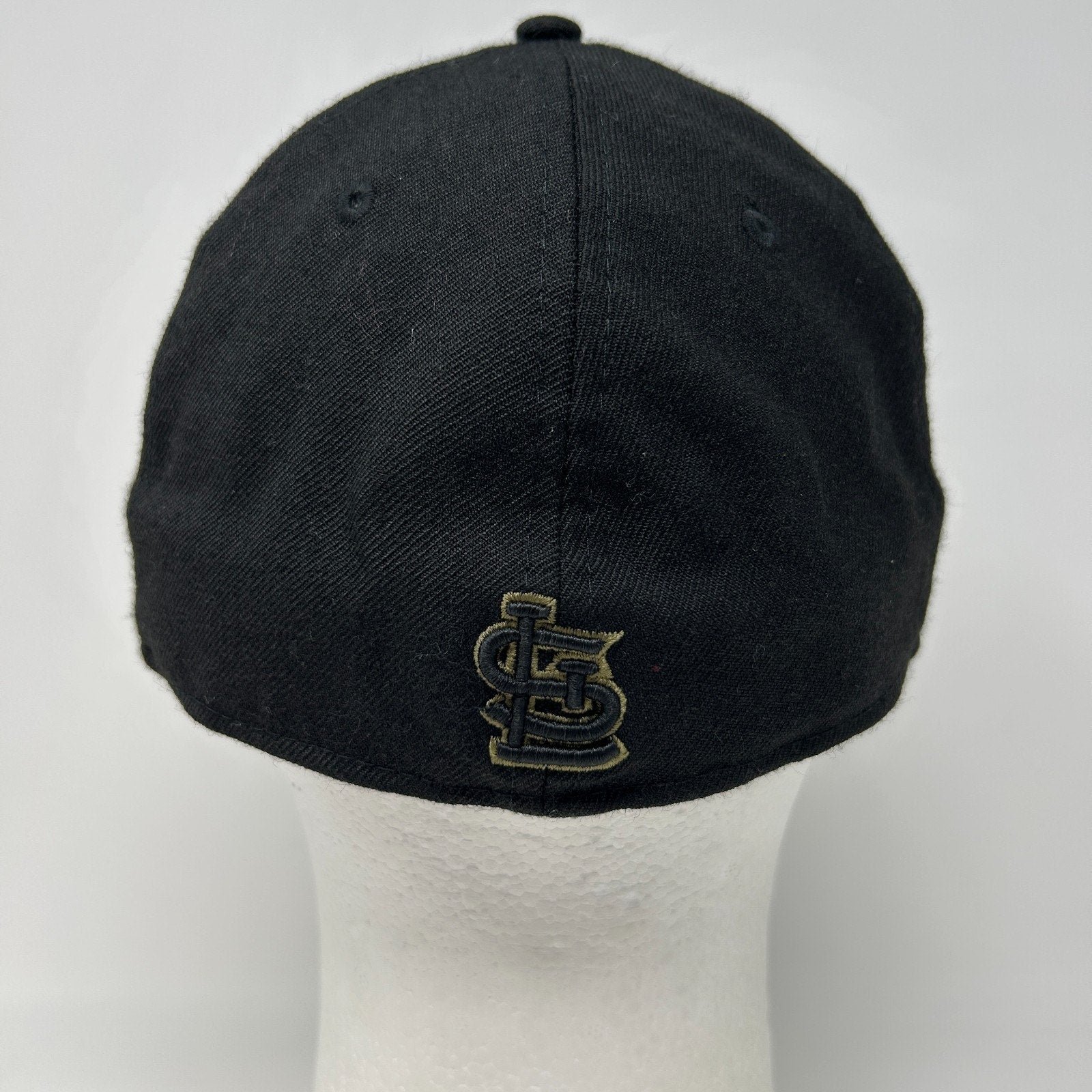 St Louis Cardinals Hat Baseball Cap Army Camouflage New Era Black Fitted 7 3/8 - Neon Vintage