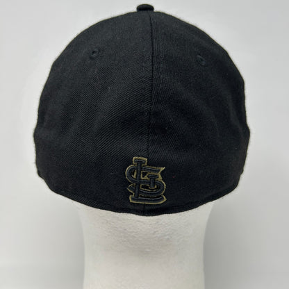 St Louis Cardinals Hat Baseball Cap Army Camouflage New Era Black Fitted 7 3/8 - Neon Vintage