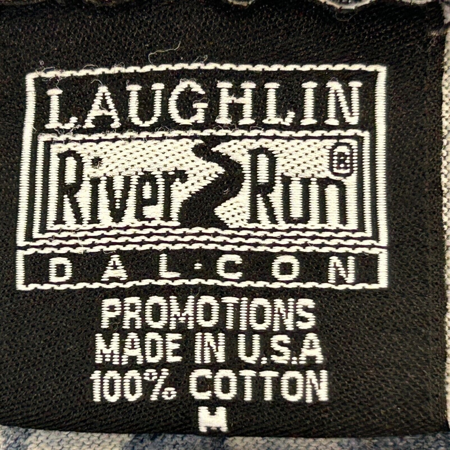 Camiseta de rally de motociclistas Laughlin River Run 2012, talla mediana, para hombre, color azul, para motociclistas de Nevada