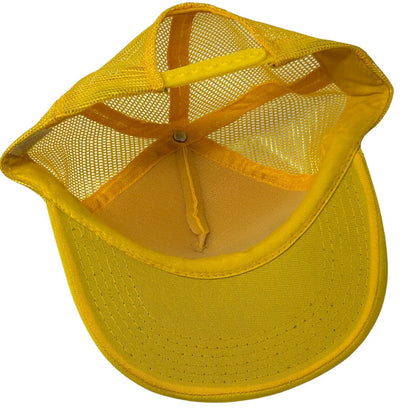 Vintage 80s Hacienda Casino Trucker Hat Baseball Cap Las Vegas Snapback Yellow