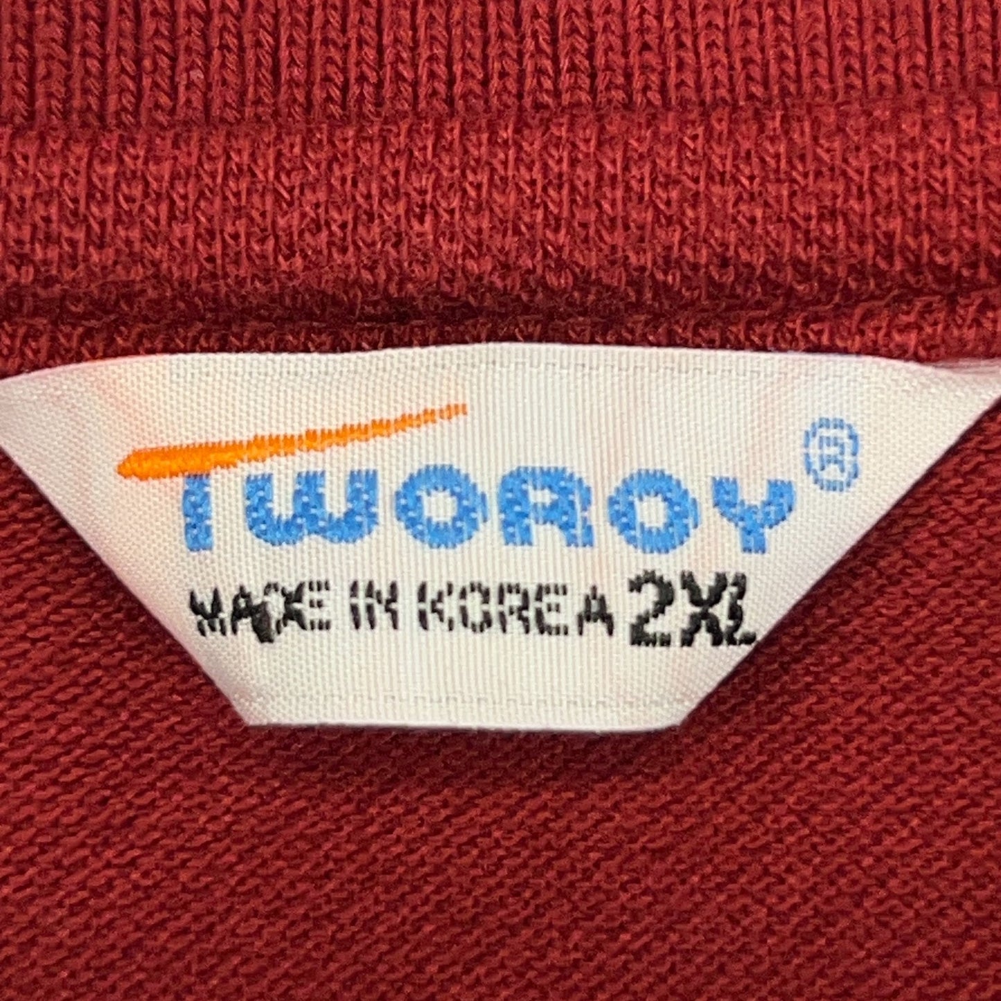 Vintage 90s United States Embassy Seoul South Korea Polo Shirt SS Red L Large