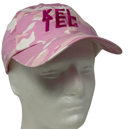 Gorra de camuflaje Kel Tec, color rosa, con diseño de camuflaje, para armas de fuego, pistolas, rifles y gorra de béisbol con correa trasera