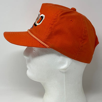Vintage 90s Freddy Smith 00 GVS Racing Corded Rope Hat Cap Snapback Dirt Track