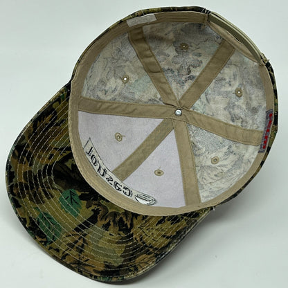 Castrol Oil Camo Hat Baseball Cap Hunting Mechanic Camouflage Green Snapback