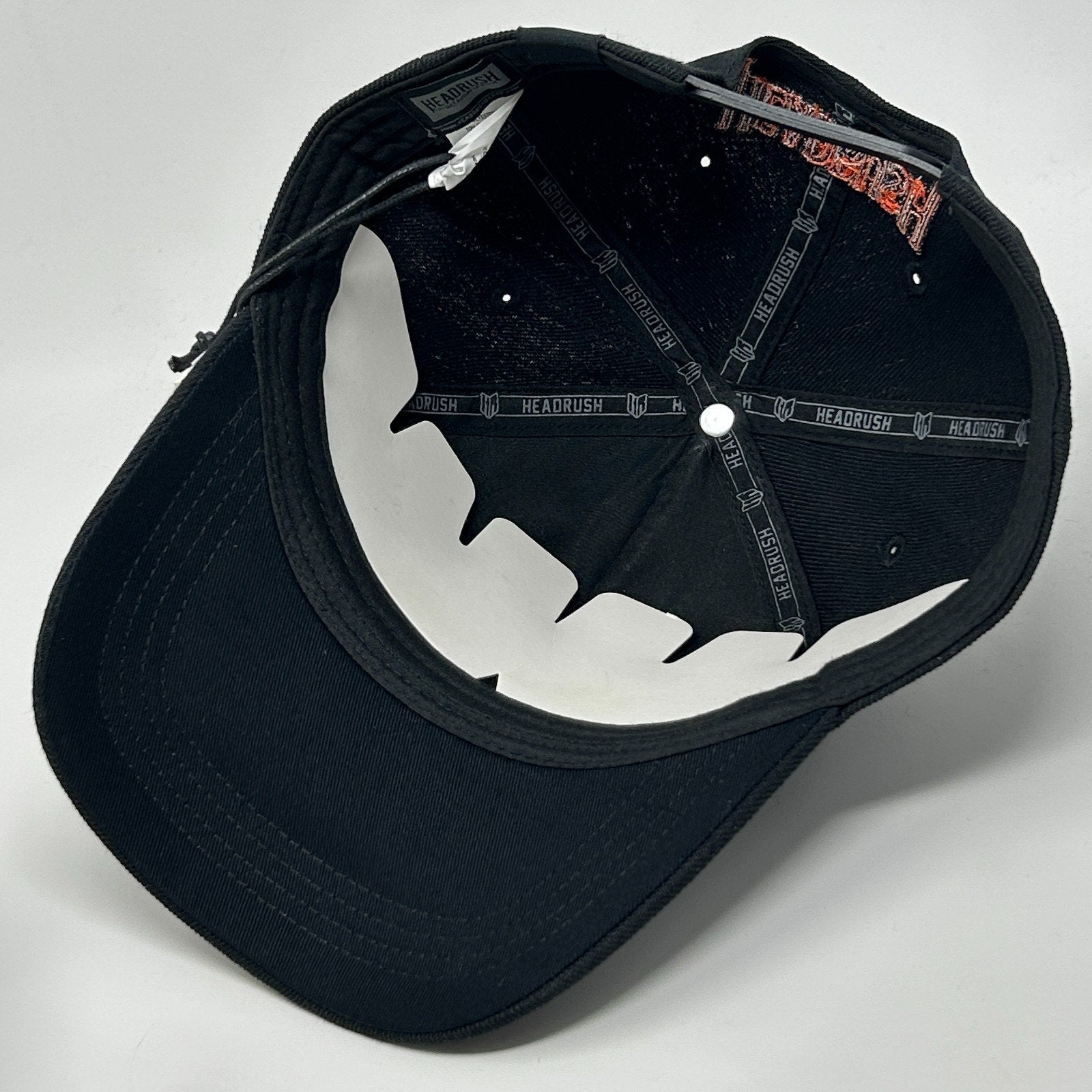 Headrush Brand Fortune Favors the Brave Hat Baseball Cap MMA Snapback Black - Neon Vintage