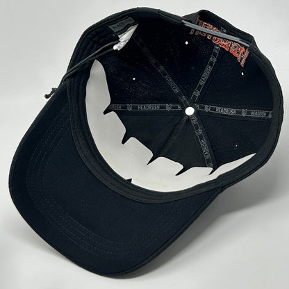 Headrush Brand Fortune Favors the Brave Hat Baseball Cap MMA Snapback Black - Neon Vintage