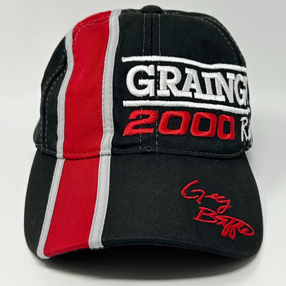 Vintage Y2Ks NASCAR Greg Biffle Grainger Racing Hat Cap Black Strapback Roush