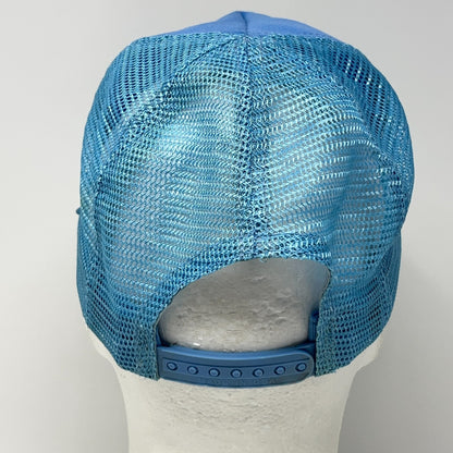 Vintage 80s Branson Missouri Trucker Hat Baseball Cap Hunting Blue Mesh Snapback