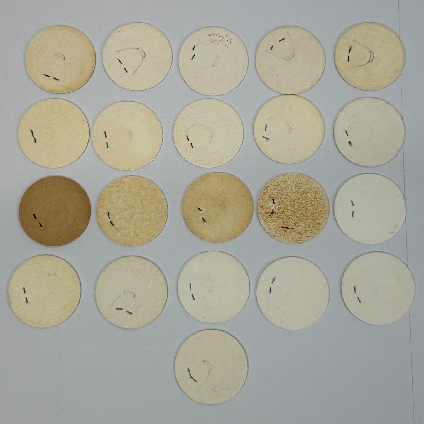 Lot of 21 Hawaii Milk Caps Pogs Vintage 90s Hawaiian Advertising Game 1993