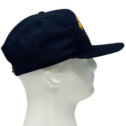 Vintage NAVRESCEN Baseball Hat Cap Las Vegas Naval Reserve Center Blue New Era