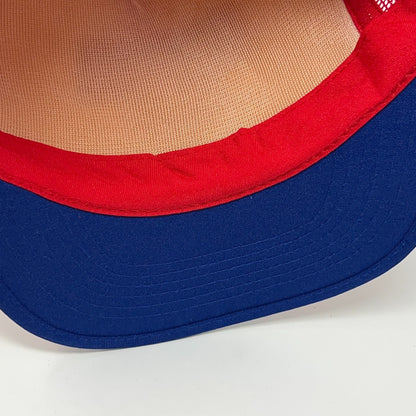 Vintage 80s USA Olympics McDonalds Trucker Hat Baseball Cap Mesh Snapback Red