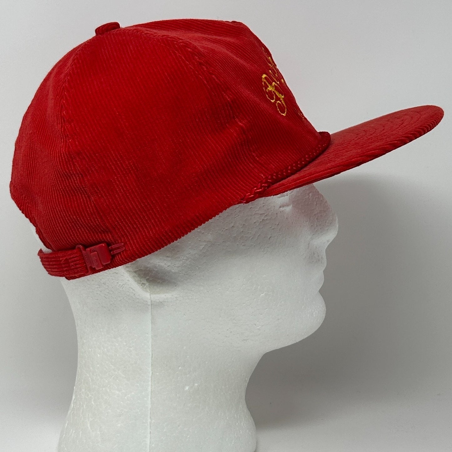 Vintage 80s Beskau Trucking Hat Baseball Cap Hastings Minnesota Strapback Red