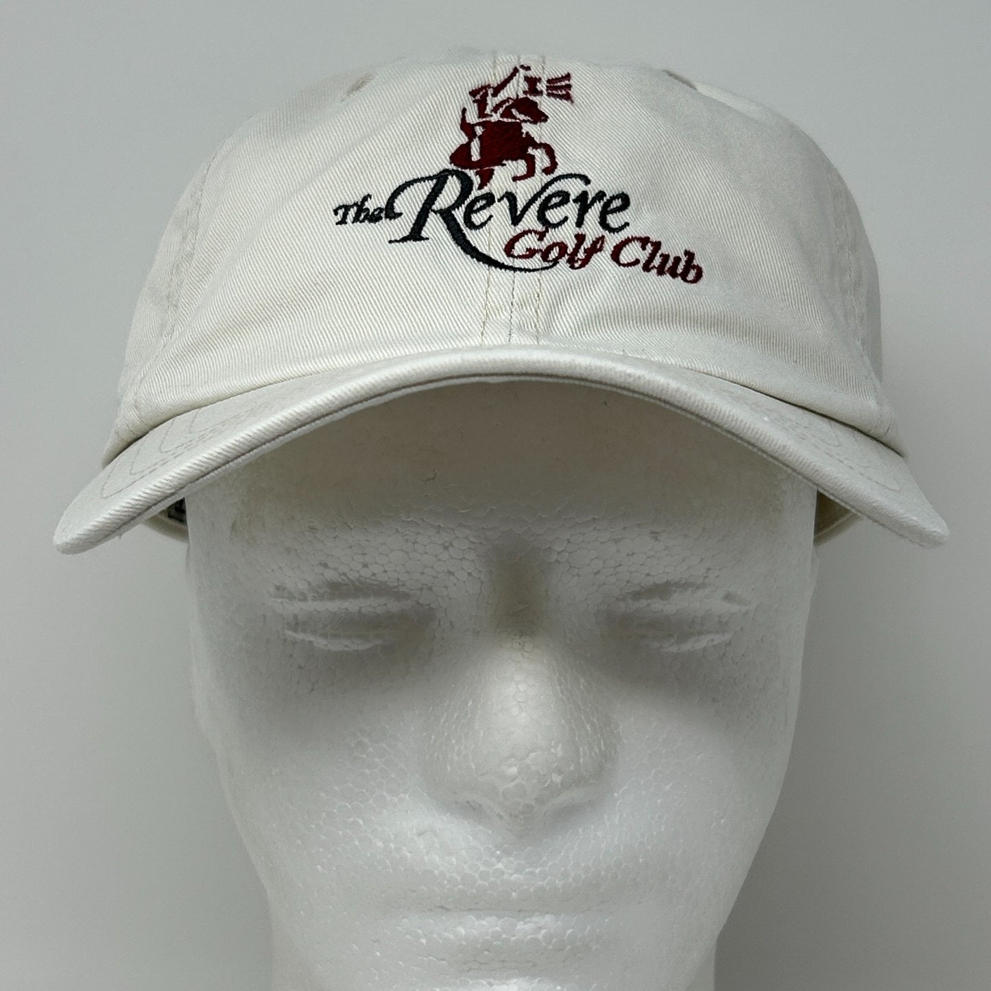 The Revere Golf Club Dad Hat Baseball Cap Las Vegas Golfer Strapback White
