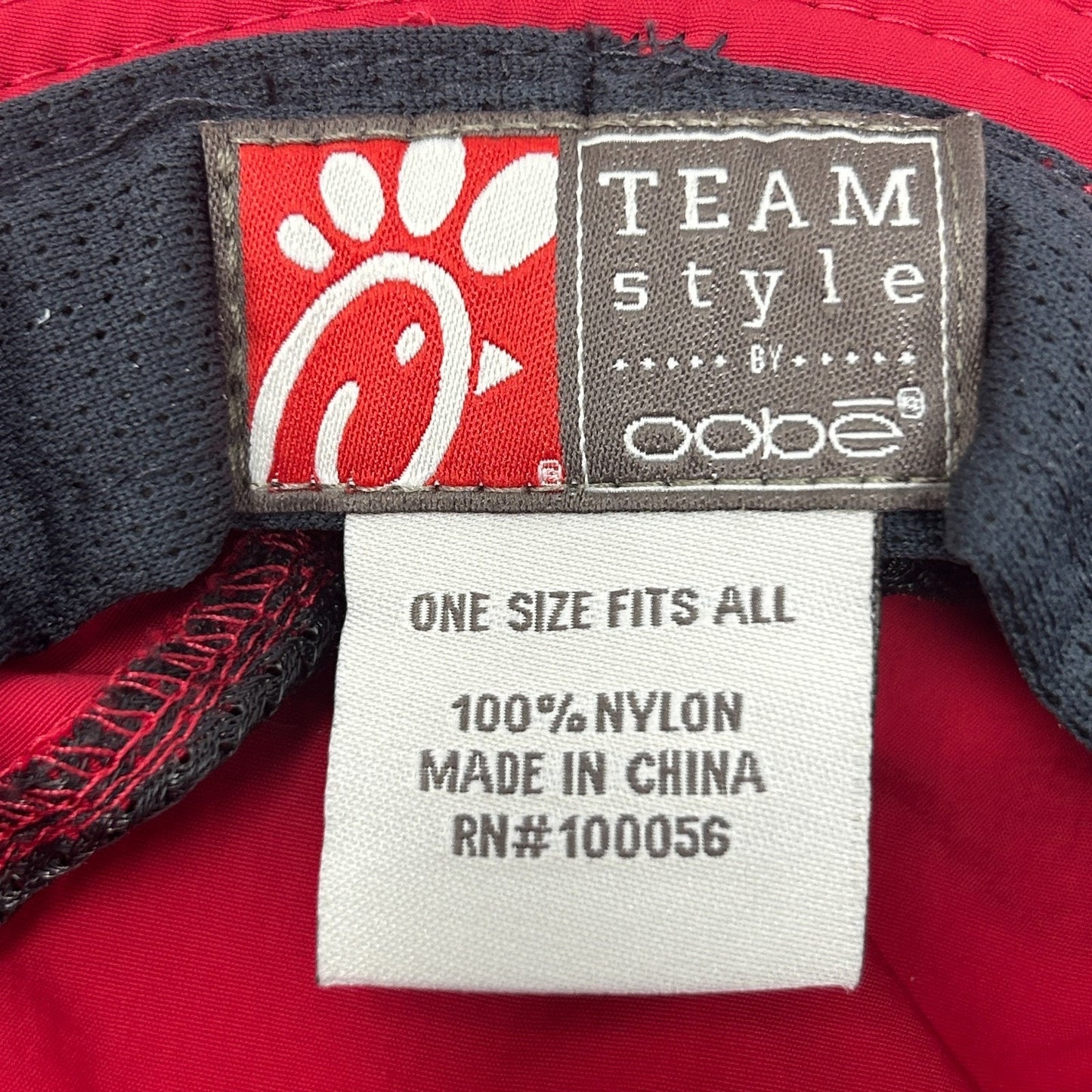 Chick-Fil-A Boonie Hat Red Employee Uniform Team Style Bucket Gardening Booney