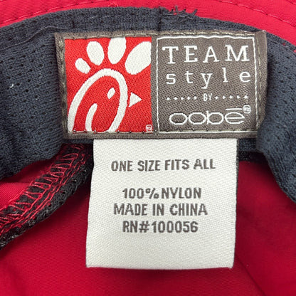Chick-Fil-A Boonie Hat Red Employee Uniform Team Style Bucket Gardening Booney