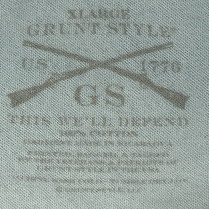 Camiseta estilo Club Grunt Uncle Sam Slam, talla extragrande, para hombre, de lucha libre, de EE. UU., color azul