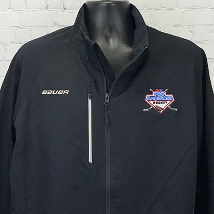 Bauer Supreme Pro Ambitions Hockey Jacket Mens XL X-Large Black Lightweight