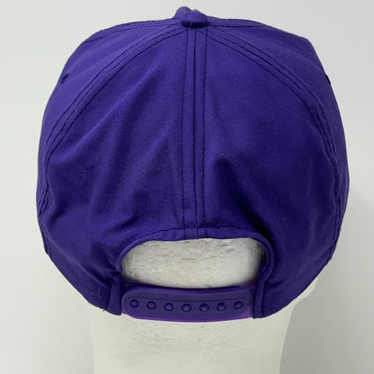 Vintage 90s Cape Hatteras Swordfish Hat Baseball Cap Fishing Snapback Purple