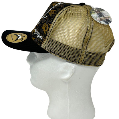 Gorra de béisbol de camionero para caza y pesca de Abby Paffrath, color beige