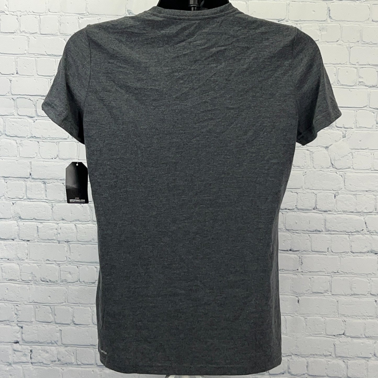 UFC Fight For Yours T Shirt MMA Reebok V Neck Short Sleeve Gray Womens L Large
