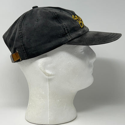 Vintage 90s Merle Haggard Dad Hat Baseball Cap Country Western Strapback Black