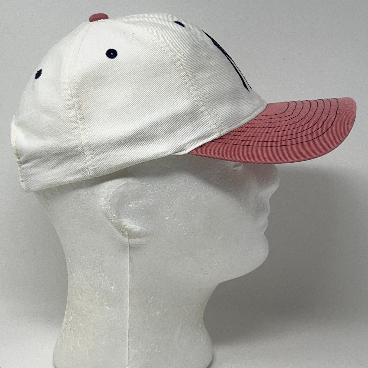 Vintage 90s New York NY Yankees Hat Baseball Cap MLB Snapback White 6 Panel