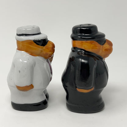 Vintage 90s Joe Camel Cigarettes Salt and Pepper Shakers Black White Promotional