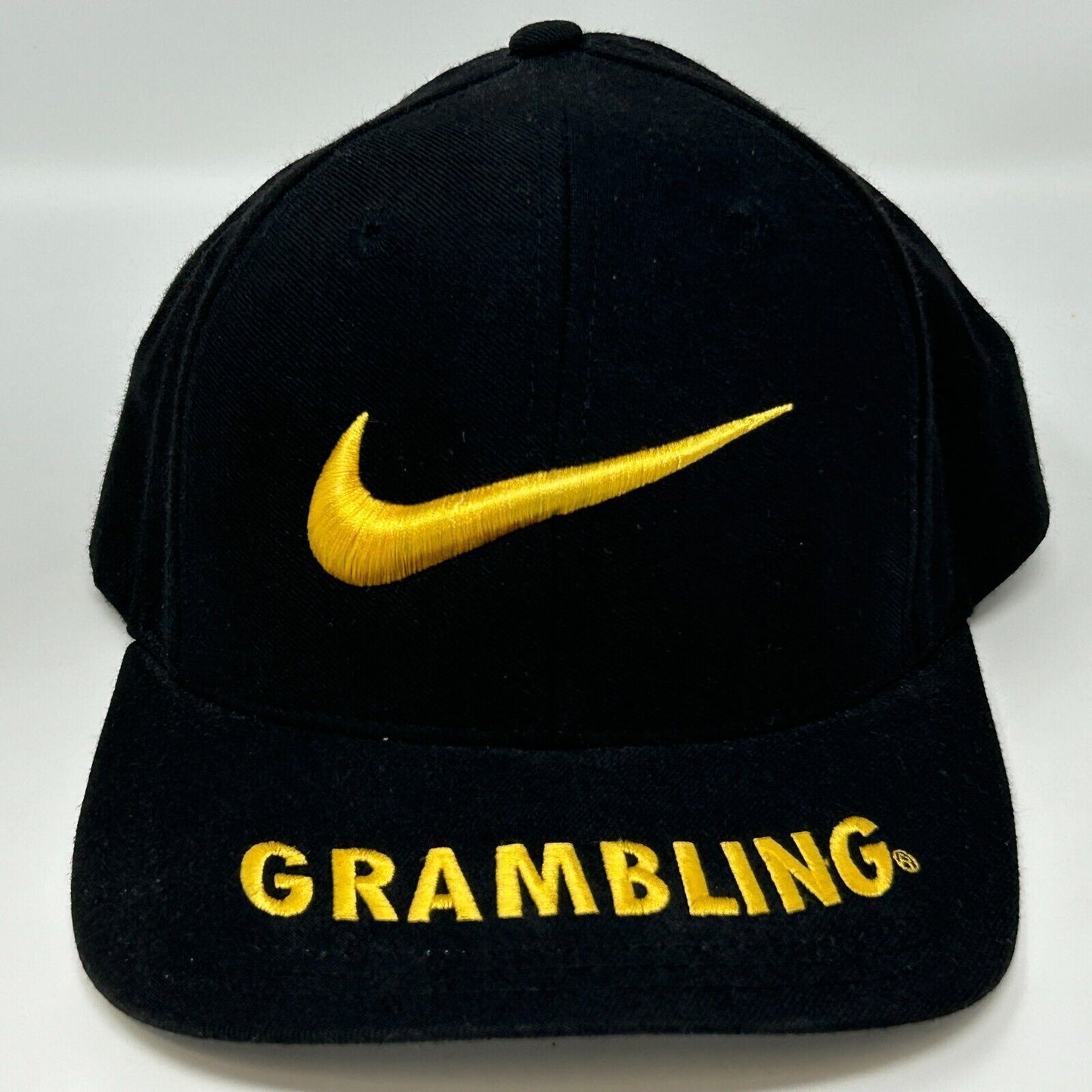 Nike Grambling State University Tigers Hat Vintage 90s Black GSU Baseball Cap