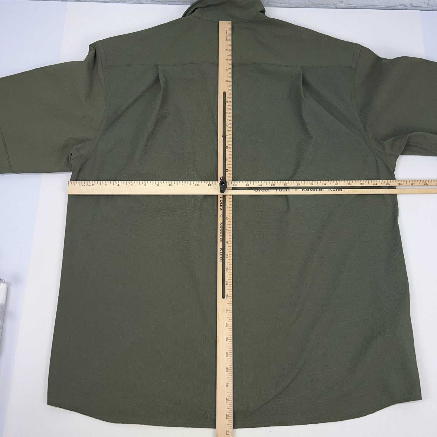 St Roller Original Button Front Camp Shirt XL X-Large Green Saint Roller STRL