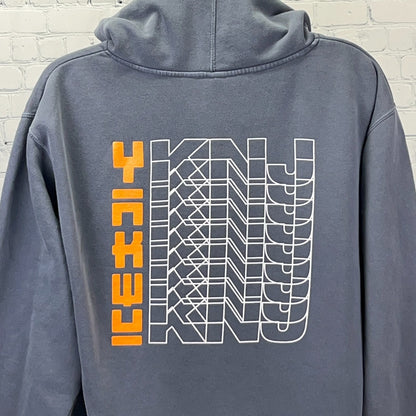 KNJ You Already Know Whats Up Hoodie XL X-Large Gray Kian JC Fanjoy YouTubers