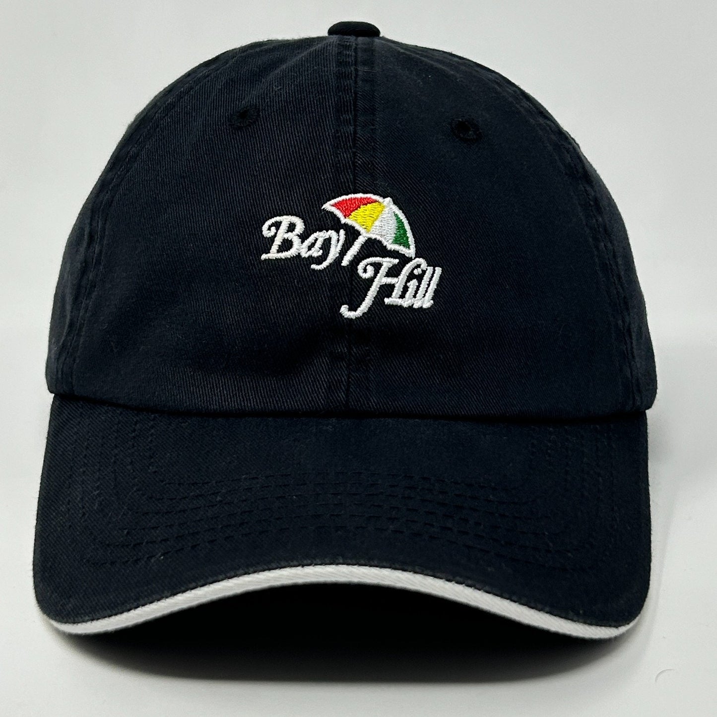Arnold Palmers Bay Hill Club Dad Hat Baseball Cap Golfing Golfer Strapback Black