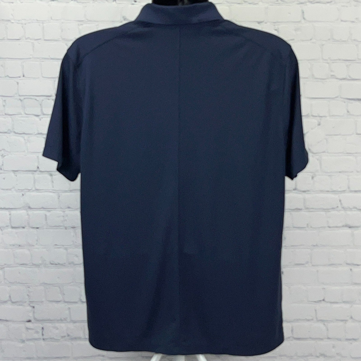 BYU Cougars Golf Nike Dri-FIT Embroidered Navy Blue Polo Shirt Mens L Large