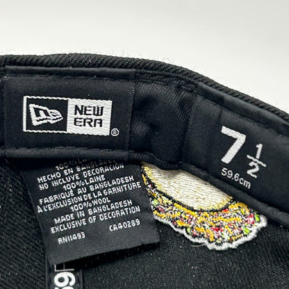 Los Angeles LA Lakers Hat Cap Taco Palm Tree 17x NBA New Era Black Fitted 7 1/2