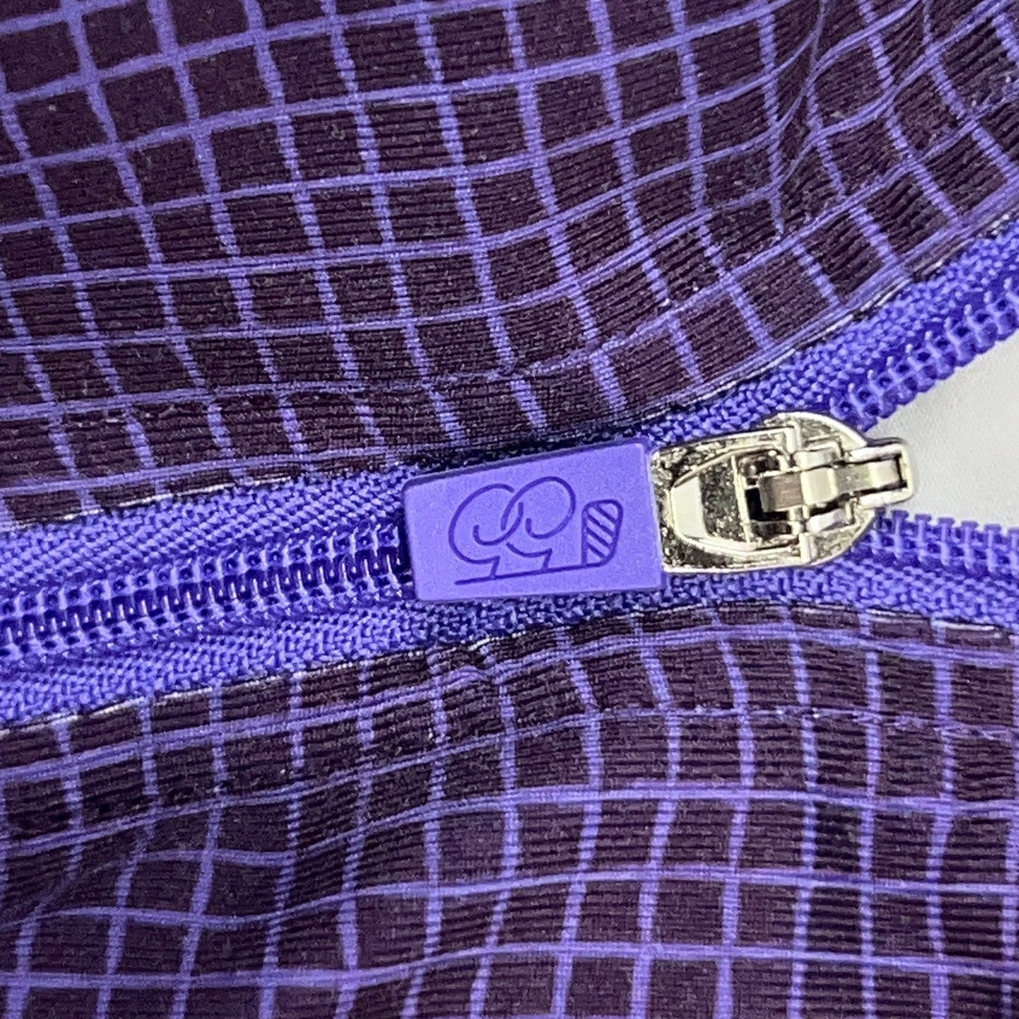Good Good Quarter 1/4 Q Zip Shirt Golfer Long Sleeve Purple Check 3XL 3XLarge