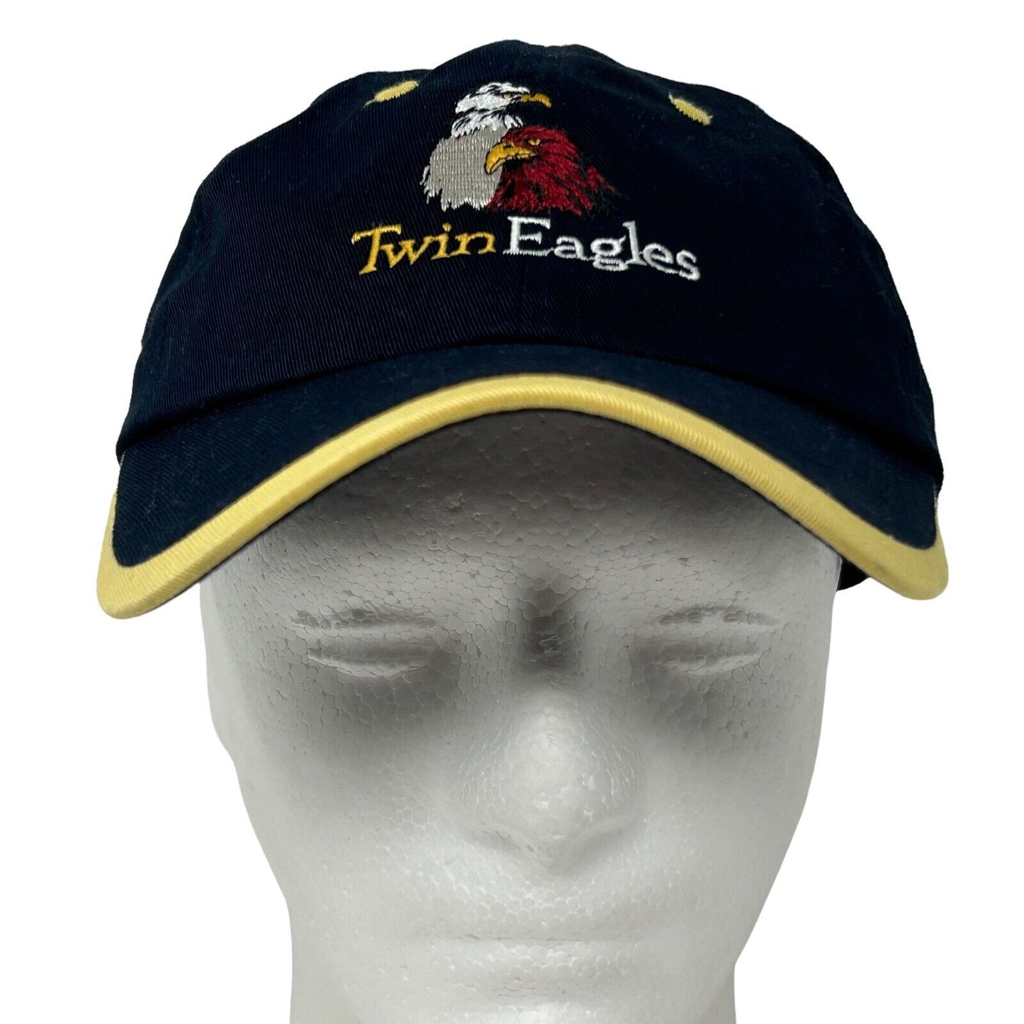 Gorra de béisbol con correa trasera azul para golf de Jack Nicklaus del club de golf Twin Eagles