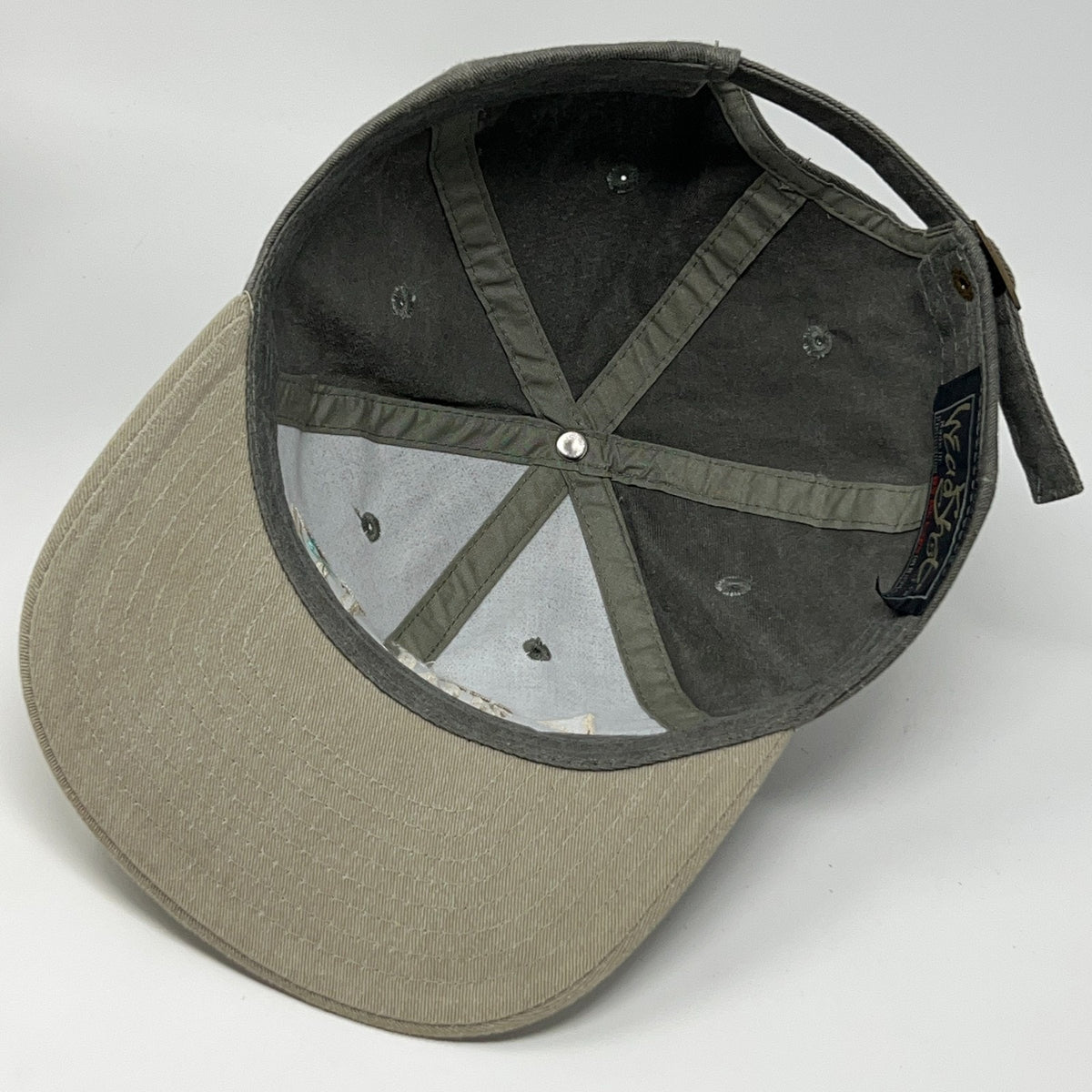 Vintage 90s WWJD Fish Hat Baseball Cap What Would Jesus Do Christ Strapback Gray