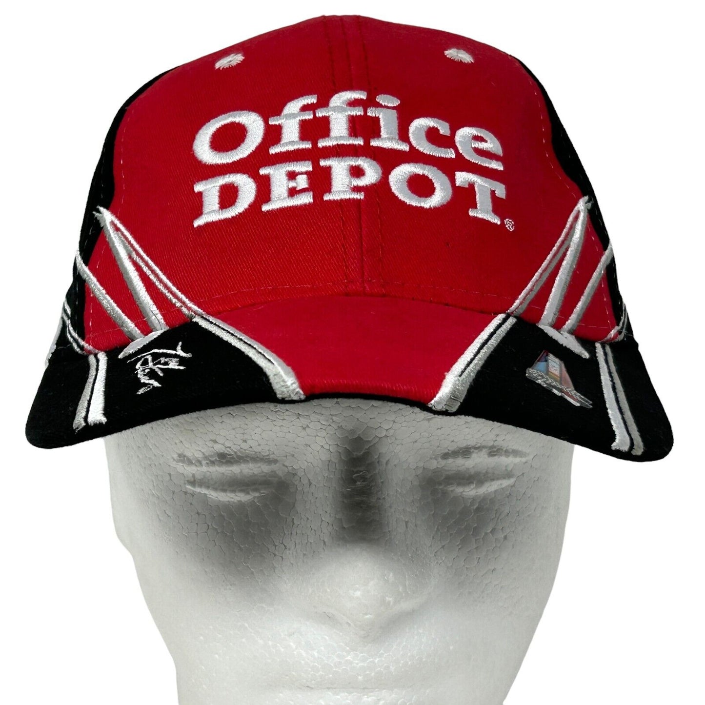 Tony Stewart Office Depot Strapback Hat Black NASCAR Motorsports Baseball Cap