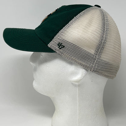 Greensboro Grasshoppers Hat Baseball Cap 47 Brand MiLB Green Mesh Trucker S-M