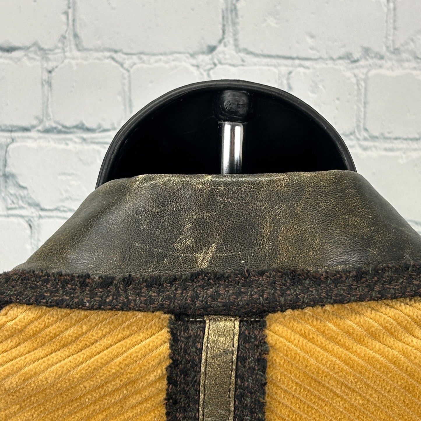 Double D Ranch Corduroy Jacket Ranchwear Western Cowgirl Beige Womens M Medium