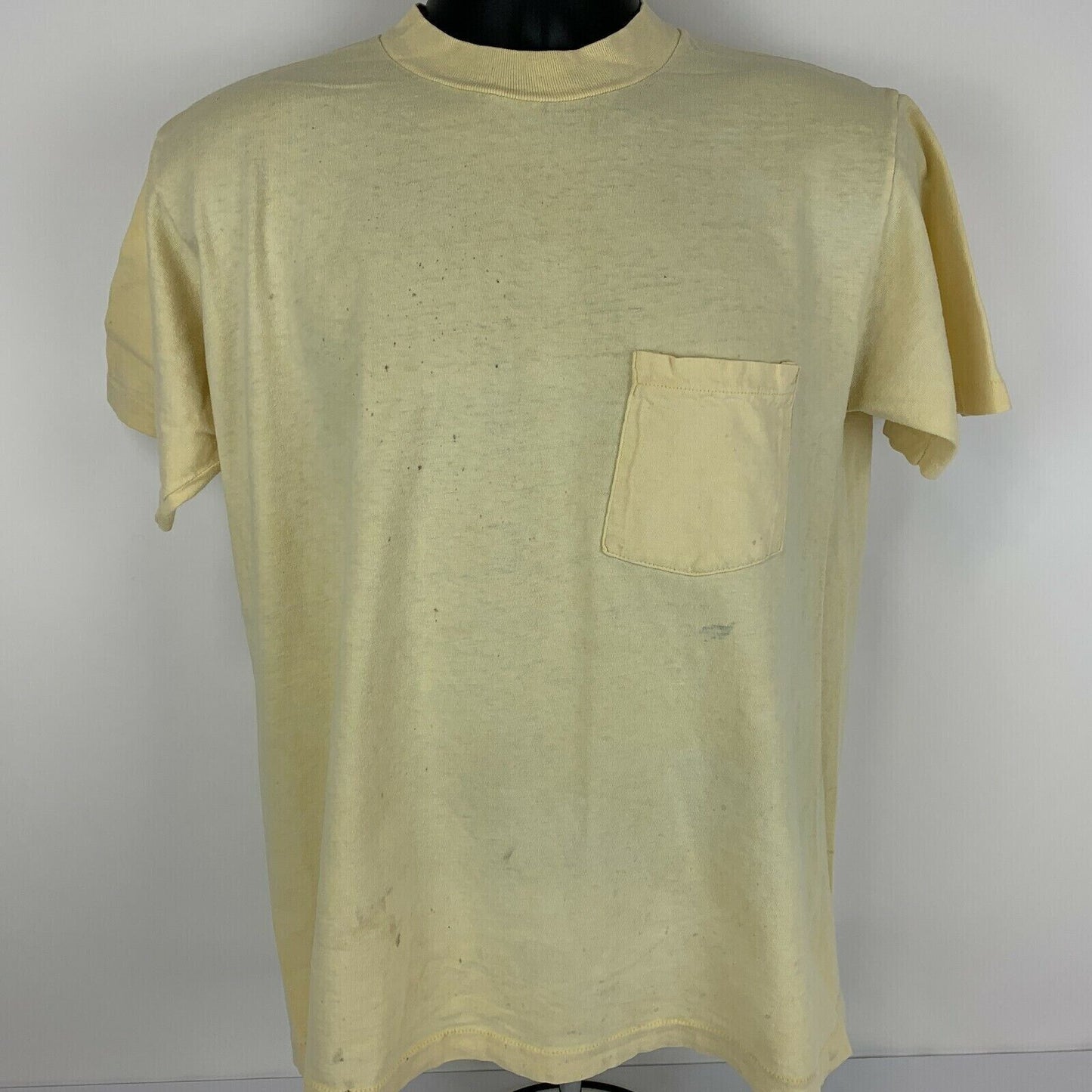 Sky Rider Hot Air Balloon Port Vintage 70s T Shirt Large Orlando Tee Mens Yellow