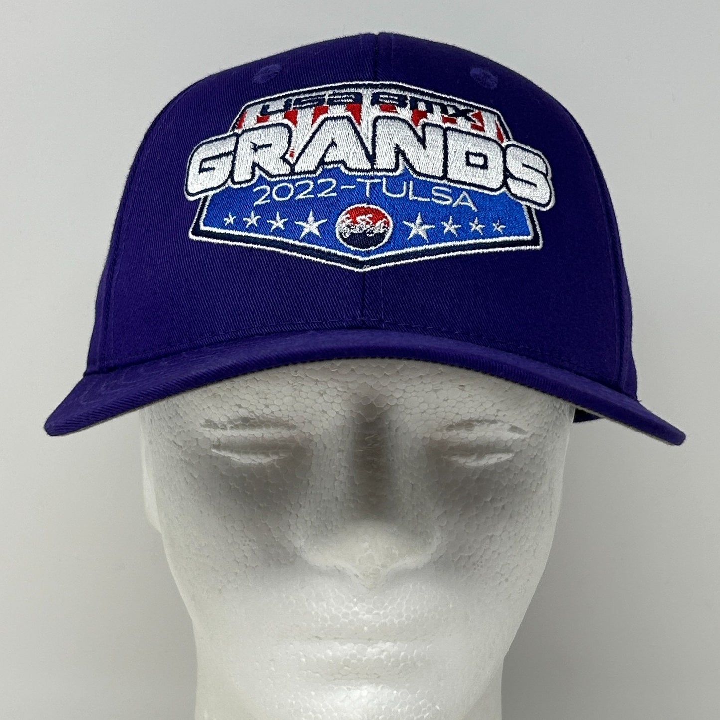 USA BMX Grands 2022 Hat Baseball Cap Tulsa Grand Nationals Race Snapback Purple