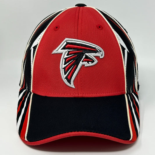 Atlanta Falcons Hat Baseball Cap Football NFL Reebok Black Flex Fitted OSFA
