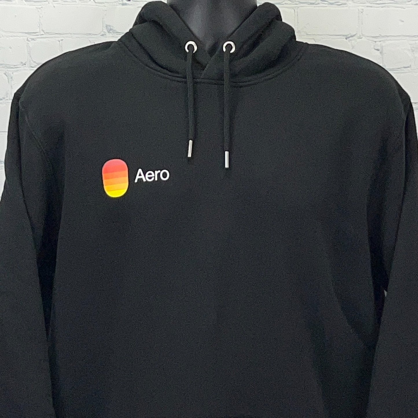 Aero Jet Airline Hoodie XL X-Large Black Aviation Airplane Stanley Stella Hooded